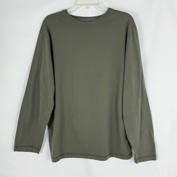 Woolrich Other - Woolrich Cotton Sweater Mens Size M Long Sleeve Green V Neck
